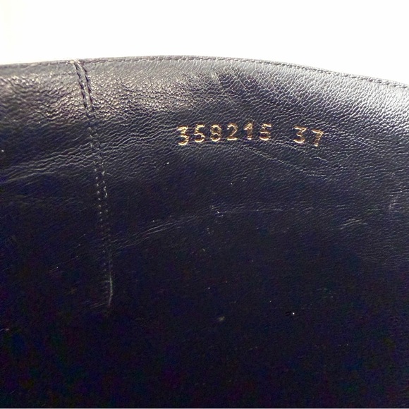 GUCCI | Vintage Brown Nubuck Horsebit Knee High Heel Boots Size 37 - Picture 16 of 16